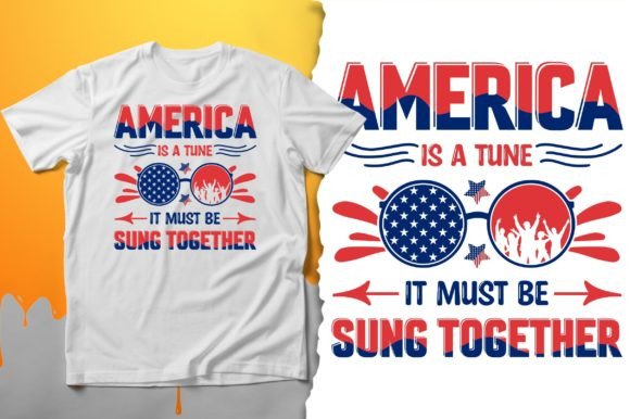4th of July SVG Design for Print Templates