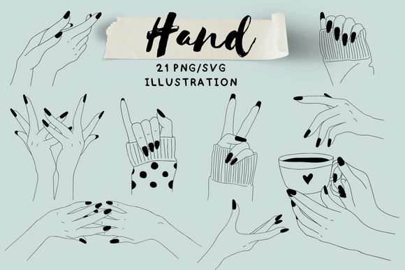 Boho Rustic Graphics for Print Templates
