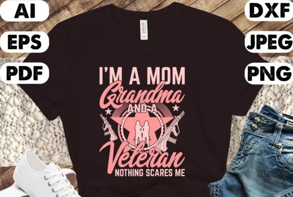 Custom Veterans T-Shirt Design SVG File for Print Templates
