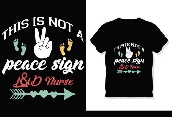 L D Nurse Graphic Print Template