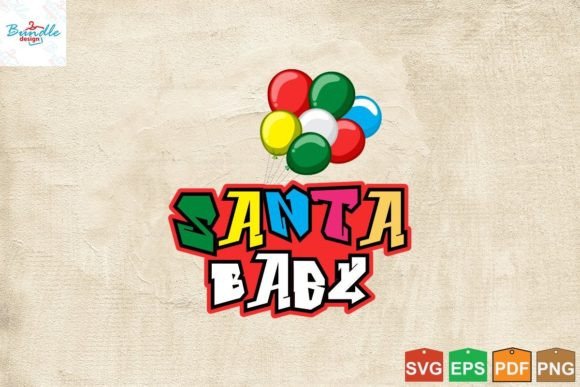 Santa Baby Christmas T-shirt Graphics
