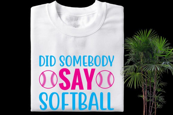 Softball Svg T Shirt Design Graphics for Print Templates