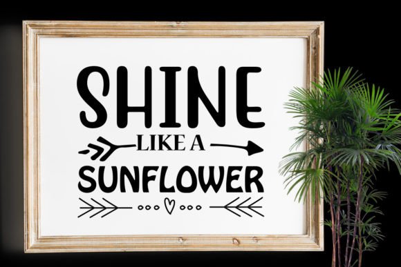 sunflower svg t shirt: a graphic design asset for local branding